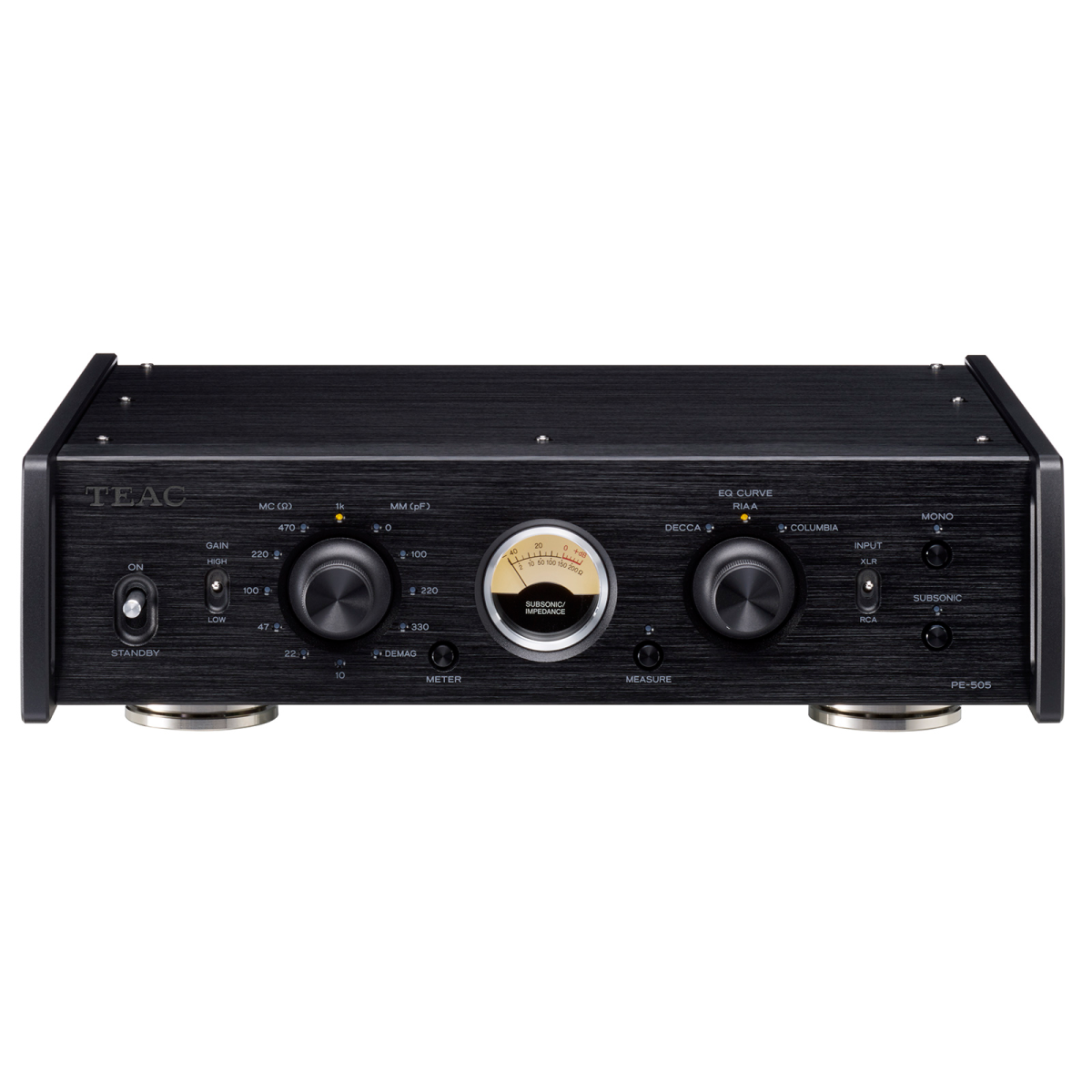 Teac PE-505 全平衡唱機放大器 (黑色)